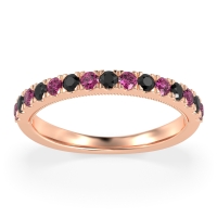 Half-Eternity Pave Milgrain Janu Band