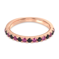 Half-Eternity Pave Milgrain Janu Band