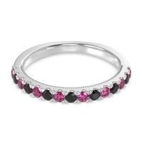 Half-Eternity Pave Milgrain Janu Band