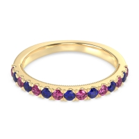 Half-Eternity Pave Milgrain Janu Band