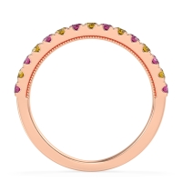 Half-Eternity Pave Milgrain Janu Band