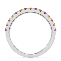 Half-Eternity Pave Milgrain Janu Band