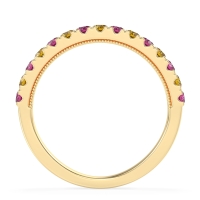 Half-Eternity Pave Milgrain Janu Band