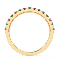 Half-Eternity Pave Milgrain Janu Band