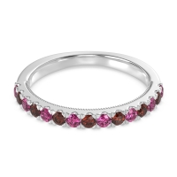 Half-Eternity Pave Milgrain Janu Band