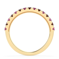 Half-Eternity Pave Milgrain Janu Band