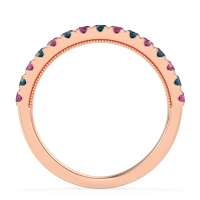 Half-Eternity Pave Milgrain Janu Band