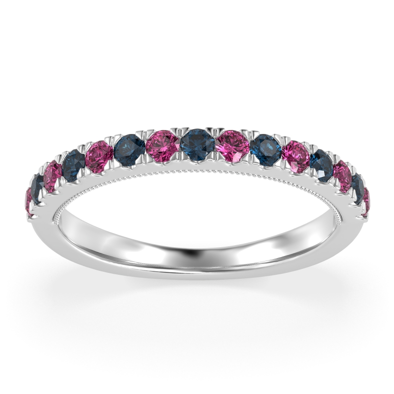 Half-Eternity Pave Milgrain Janu Band