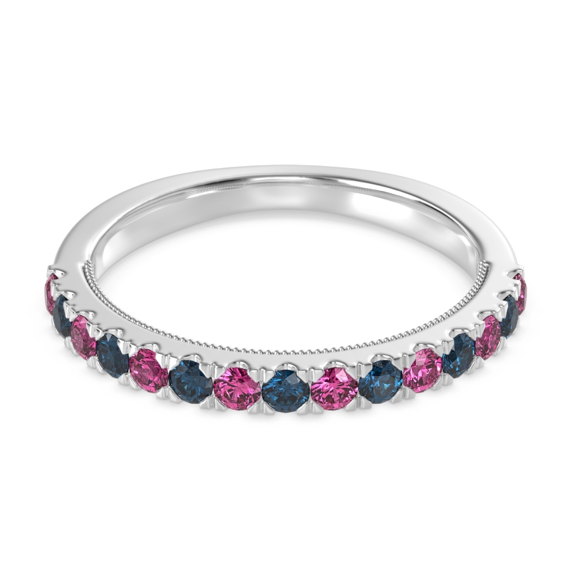 Half-Eternity Pave Milgrain Janu Band