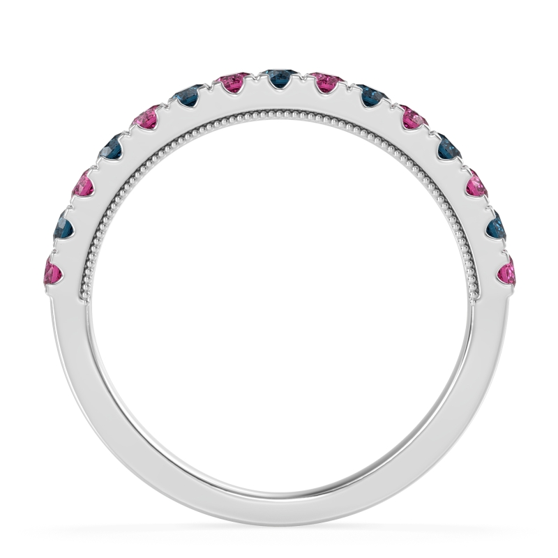 Half-Eternity Pave Milgrain Janu Band