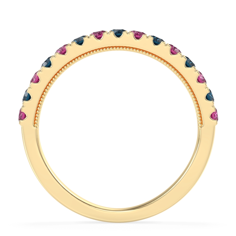 Half-Eternity Pave Milgrain Janu Band
