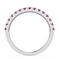 Half-Eternity Pave Milgrain Janu Band