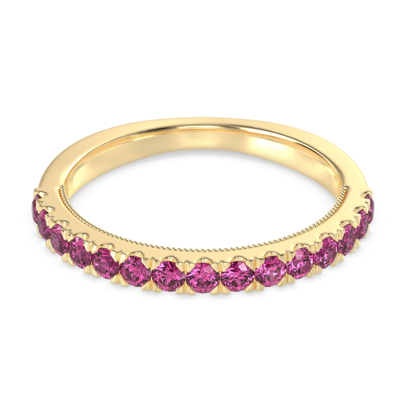 Half-Eternity Pave Milgrain Janu Band