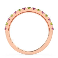 Half-Eternity Pave Milgrain Janu Band