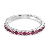 Half-Eternity Pave Milgrain Janu Band