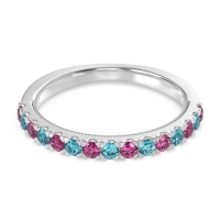Half-Eternity Pave Milgrain Janu Band