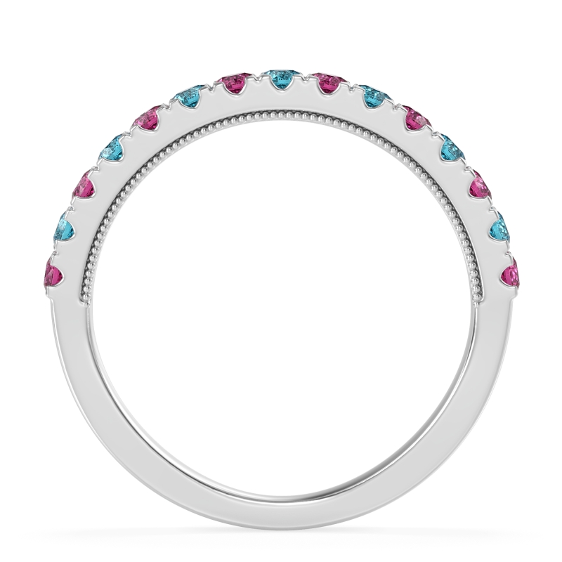 Half-Eternity Pave Milgrain Janu Band