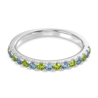 Half-Eternity Pave Milgrain Janu Band