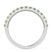 Half-Eternity Pave Milgrain Janu Band