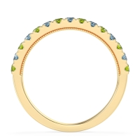 Half-Eternity Pave Milgrain Janu Band