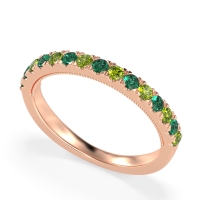 Half-Eternity Pave Milgrain Janu Band