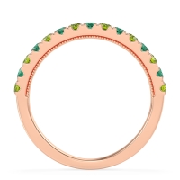 Half-Eternity Pave Milgrain Janu Band