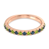 Half-Eternity Pave Milgrain Janu Band