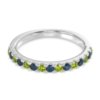 Half-Eternity Pave Milgrain Janu Band