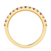 Half-Eternity Pave Milgrain Janu Band