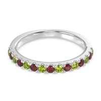 Half-Eternity Pave Milgrain Janu Band