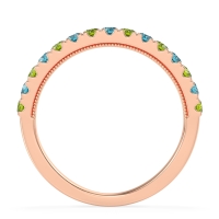 Half-Eternity Pave Milgrain Janu Band