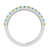 Half-Eternity Pave Milgrain Janu Band