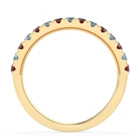 Half-Eternity Pave Milgrain Janu Band