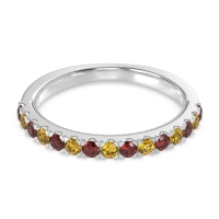 Half-Eternity Pave Milgrain Janu Band