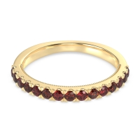 Half-Eternity Pave Milgrain Janu Band