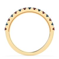Half-Eternity Pave Milgrain Janu Band