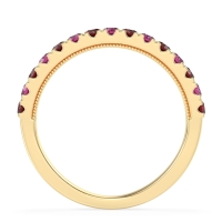 Half-Eternity Pave Milgrain Janu Band