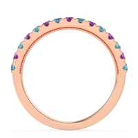 Half-Eternity Pave Milgrain Janu Band