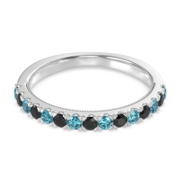 Half-Eternity Pave Milgrain Janu Band