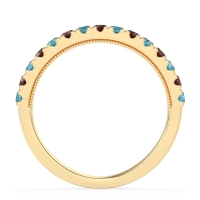 Half-Eternity Pave Milgrain Janu Band