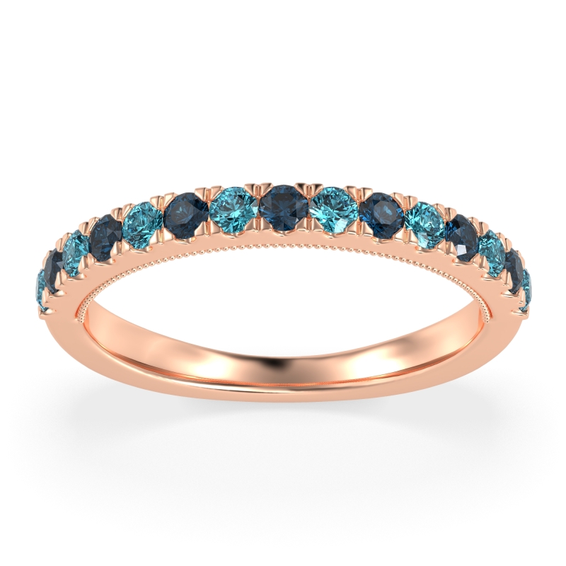 Half-Eternity Pave Milgrain Janu Band