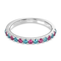 Half-Eternity Pave Milgrain Janu Band