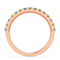 Half-Eternity Pave Milgrain Janu Band
