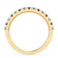 Half-Eternity Pave Milgrain Janu Band