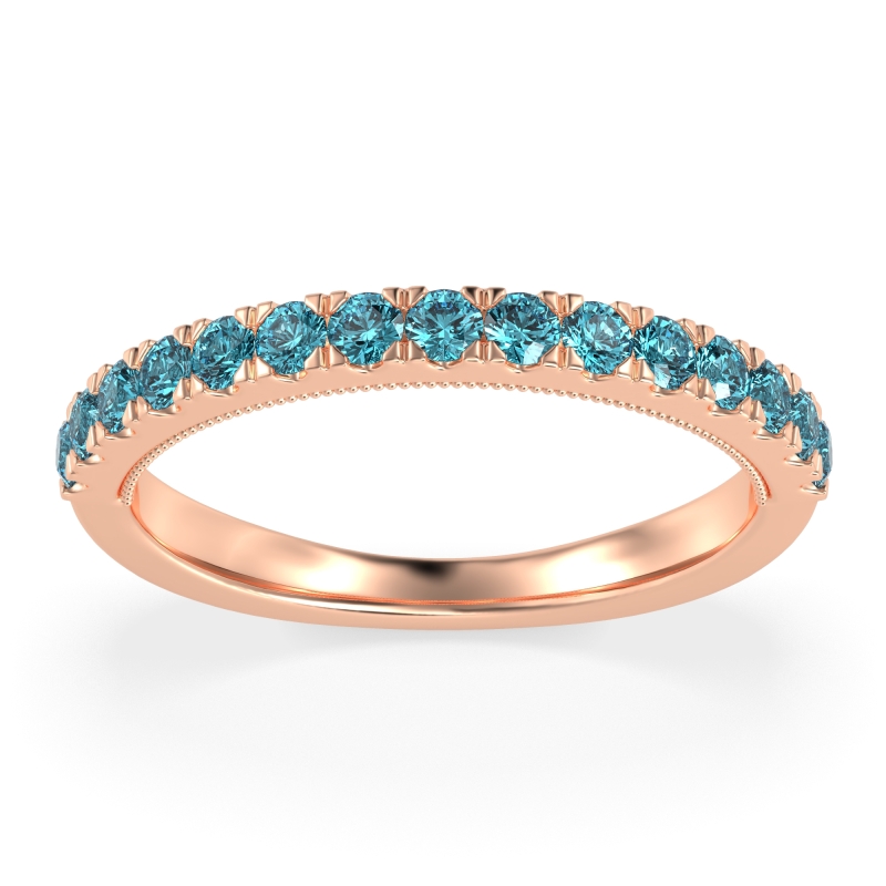 Half-Eternity Pave Milgrain Janu Band