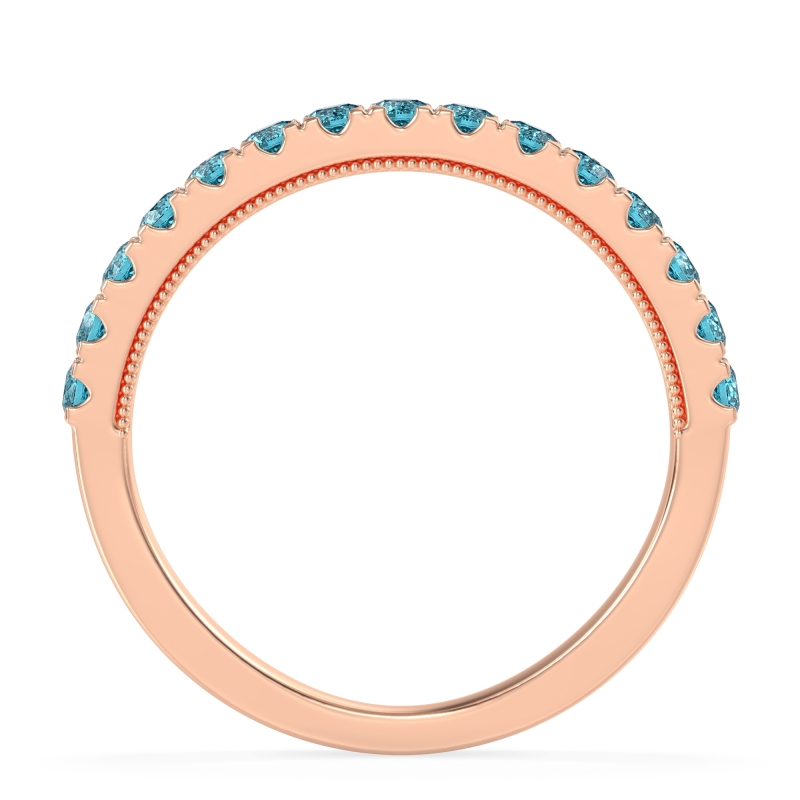 Half-Eternity Pave Milgrain Janu Band