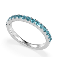 Half-Eternity Pave Milgrain Janu Band