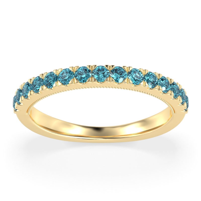 Half-Eternity Pave Milgrain Janu Band