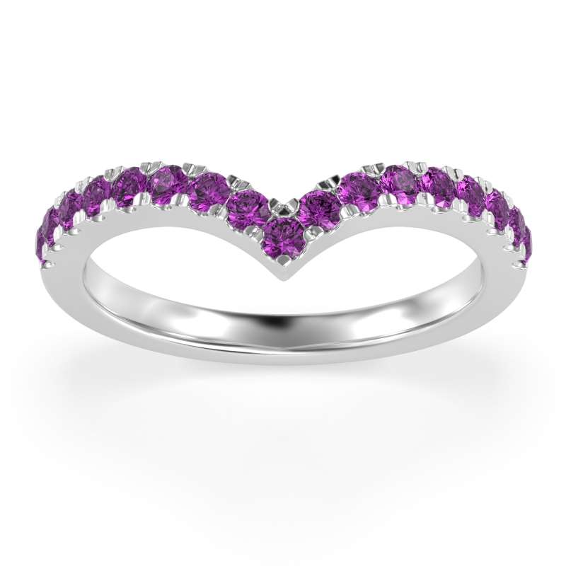 Chevron Half Eternity Lavana Band