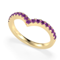 Chevron Half Eternity Lavana Band